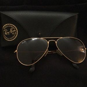RAYBANS gold